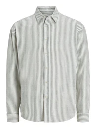 Langarmhemd JORJAMES SPLIT STRIPE SHIRT LS