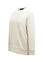 Peak Performance Fleecepullover Original Small Logo Crew Beige/Weiß/Khaki/Creme