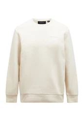 Peak Performance Fleecepullover Original Small Logo Crew Beige/Weiß/Khaki/Creme