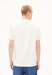 ARMEDANGELS T-Shirt MAARKOS Weiß/Gelb