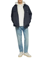 s.Oliver Sweatshirt Sweater Weiß/Creme/Grau/Khaki