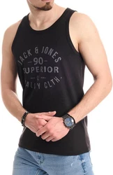 Jack & Jones Tanktop mit Print (2er-Pack) Schwarz/Lila/Grün