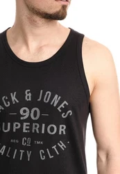 Jack & Jones Tanktop mit Print (2er-Pack) Schwarz/Lila/Grün