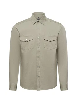 Nils Sundström Outdoorhemd Khaki/Dunkelgrün