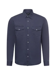 Nils Sundström Outdoorhemd Dunkelblau/Blau