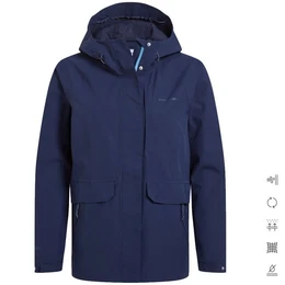 Hardshelljacke - wasserdichte Regenacke Caldbeck 20.000 WT Mantel, navy