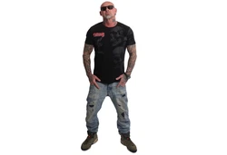 Yakuza T-Shirt Skull Awakening Dunkelrot/Rot/Grau