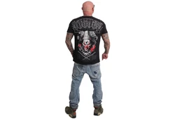 YAKUZA T-Shirt Things Grau/Dunkelrot/Schwarz/Rot/Gelb