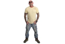 YAKUZA T-Shirt Things Gelb/Beige/Khaki/Creme/Gold