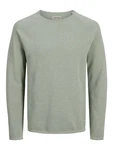 Jack & Jones Rundhalspullover JJEHILL KNIT CREW NECK pastellgrn