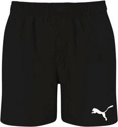 PUMA Badeshorts Schwarz/Grün