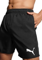 PUMA Badeshorts Schwarz/Grün