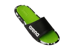 Arena Marco Badeschuhe Badepantolette Grün/Creme/Neonfarben