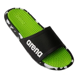 Arena Marco Badeschuhe Badepantolette Grün/Creme/Neonfarben