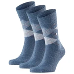 Burlington Kurzsocken Herren Socken PRESTON Hellblau/Dunkelblau/Blau/Grau