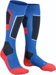 FALKE Skisocken SK4 Blau/Hellblau/Grau/Dunkelblau
