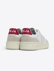 VEJA V-90 Sneaker Weiß/Rot/Beige