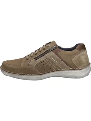 Josef Seibel Sneaker New Anvers 87 Herren Schnürschuh Beige/Khaki/Braun
