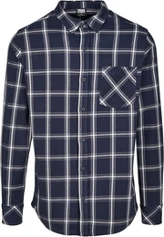 Langarmhemd Herren Basic Check Shirt (1-tlg)