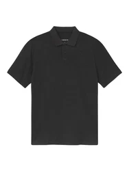 Thinking Mu Poloshirt Hemp Polo Schwarz/Dunkelgrau/Grau