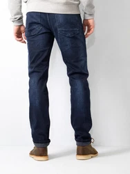 Petrol Industries Regular-fit Jeans Regular Tapered Fit Russel Dunkelblau
