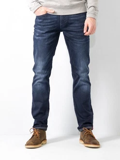 Petrol Industries Regular-fit Jeans Regular Tapered Fit Russel Dunkelblau
