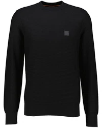 BOSS ORANGE Strickpullover Anion Schwarz