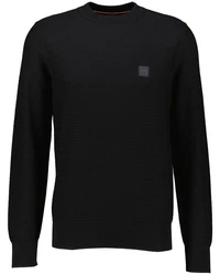 BOSS ORANGE Strickpullover Anion Schwarz