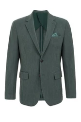 WE Fashion Jackenblazer Dunkelgrün/Grün/Türkis