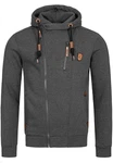 Indicode Strickpullover Elm Dunkelgrau/Grau/Hellgrau