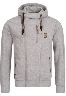 Indicode Strickpullover Elm Grau/Hellgrau
