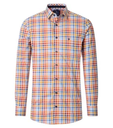 Langarmhemd kariert Comfort Fit