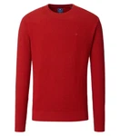 Redmond Strickpullover Uni Rot/Dunkelrot