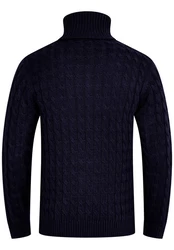 SOULSTAR Rollkragenpullover S2RECIFE Herren Rolli Dunkelblau/Blau/Hellblau