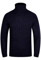 SOULSTAR Rollkragenpullover S2RECIFE Herren Rolli Dunkelblau/Blau/Hellblau