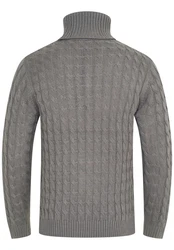 SOULSTAR Rollkragenpullover S2RECIFE Herren Rolli Grau/Dunkelgrau/Hellgrau