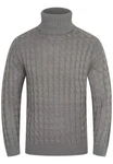SOULSTAR Rollkragenpullover S2RECIFE Herren Rolli Grau/Dunkelgrau/Hellgrau