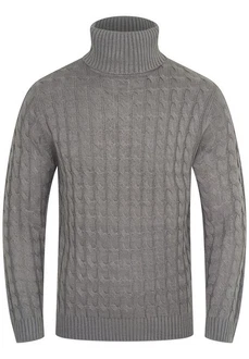 SOULSTAR Rollkragenpullover S2RECIFE Herren Rolli Grau/Dunkelgrau/Hellgrau