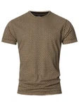 Indicode T-Shirt INJude Khaki/Dunkelgrün/Braun/Beige