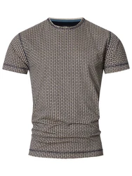 Indicode T-Shirt INJude Beige/Grau/Braun/Dunkelgrau/Khaki