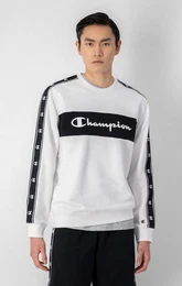 Sweatshirt Crewneck Sweatshirt WHT/NBK