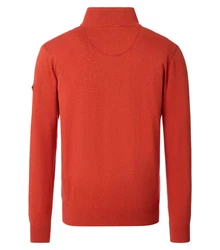 Redmond Strickpullover Troyer Rot/Orange