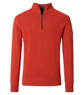Redmond Strickpullover Troyer Rot/Orange