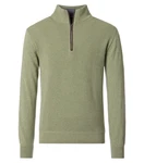 Redmond Strickpullover Troyer Dunkelgrün/Grün/Khaki/Hellgrün
