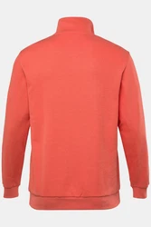 Boston Park Sweatshirt Sweat-Troyer Zippkragen Rot/Dunkelrot/Rosa/Orange