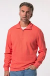 Boston Park Sweatshirt Sweat-Troyer Zippkragen Rot/Dunkelrot/Rosa/Orange