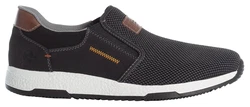 Rieker Slip-On Sneaker Casual Slipper Braun/Schwarz