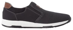 Rieker Slip-On Sneaker Casual Slipper Braun/Schwarz