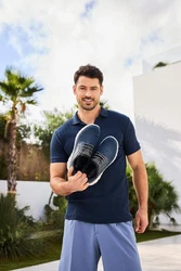 Rieker Slip-On Sneaker Dunkelblau/Blau/Grau/Hellblau
