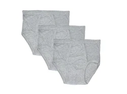 Toker Collection Slip Herrenslip klassischer Schnitt blau/grau